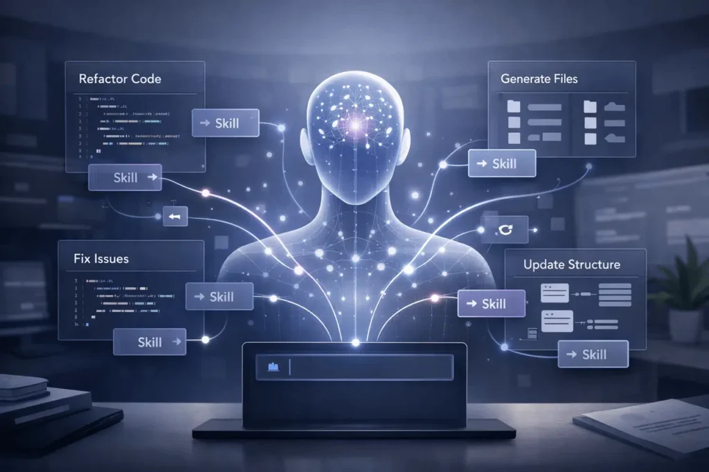 Antigravity AI agent skills automating repetitive coding tasks by transforming a single prompt into reusable developer workflows.