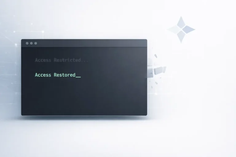 Gemini CLI Antigravity Ban update showing restored access in terminal interface with improved error messaging and documentation UI.