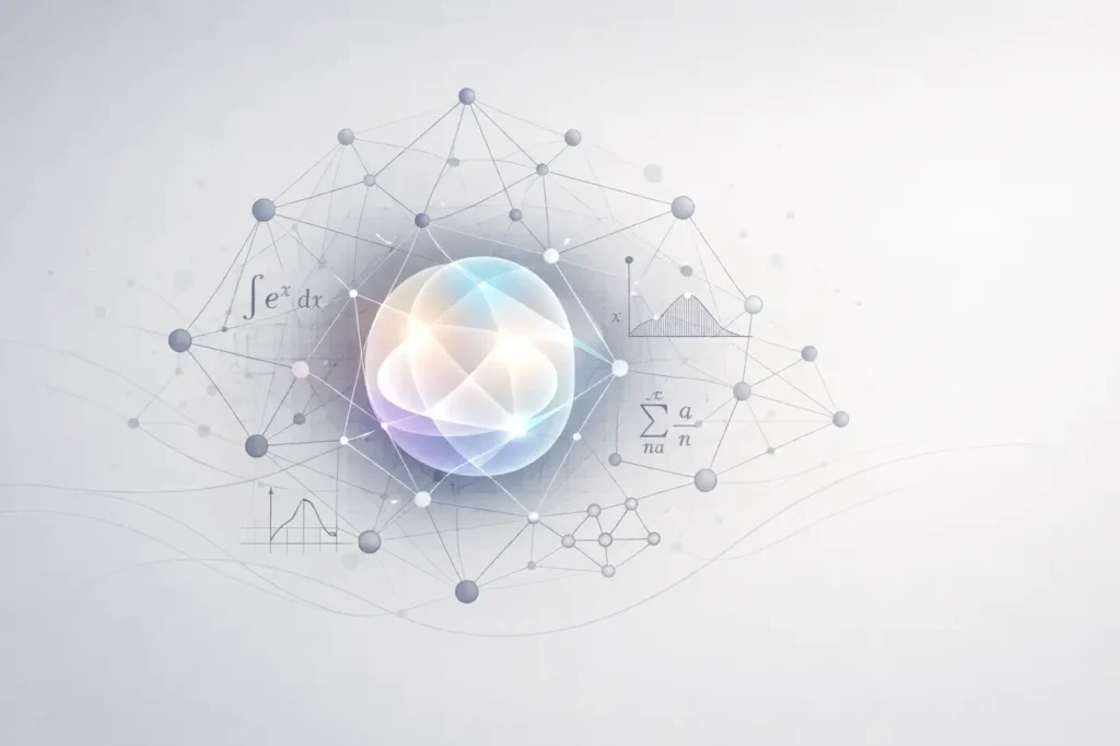 Google Aletheia AI system powered by Gemini Deep Think generating and verifying complex mathematical solutions.