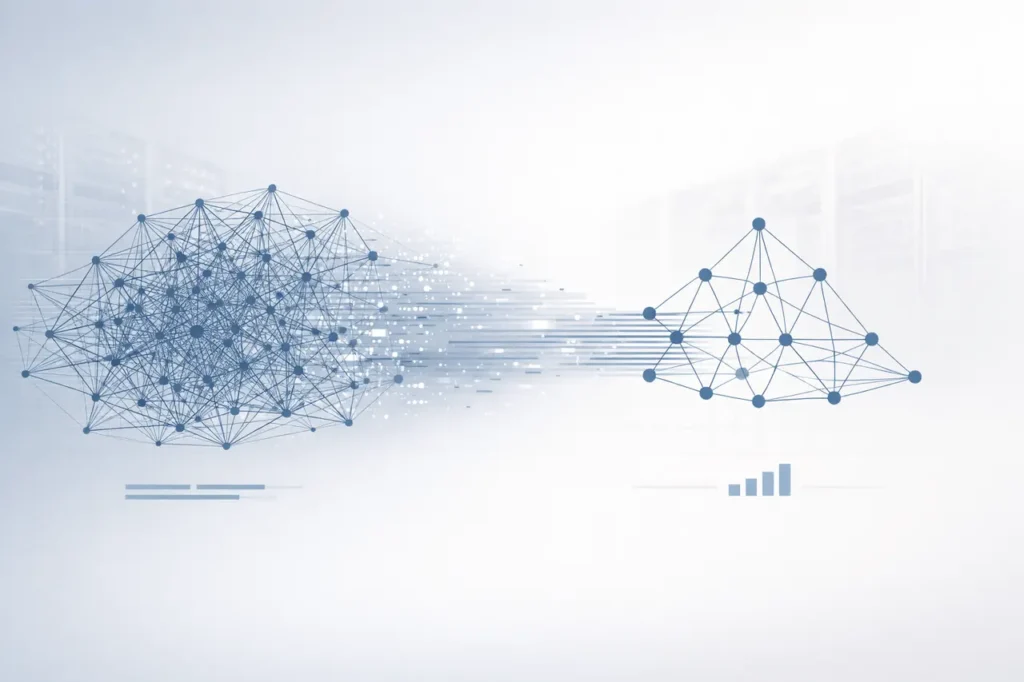 TurboQuant AI compression improving LLM efficiency with faster inference and reduced memory usage.